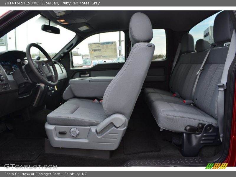 Ruby Red / Steel Grey 2014 Ford F150 XLT SuperCab