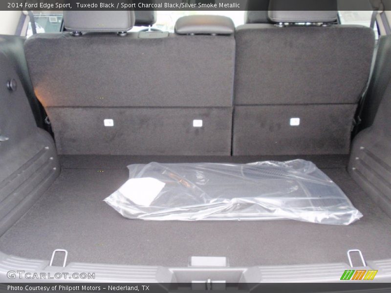 Tuxedo Black / Sport Charcoal Black/Silver Smoke Metallic 2014 Ford Edge Sport