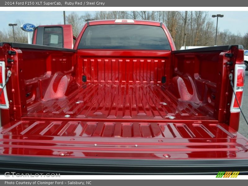 Ruby Red / Steel Grey 2014 Ford F150 XLT SuperCab