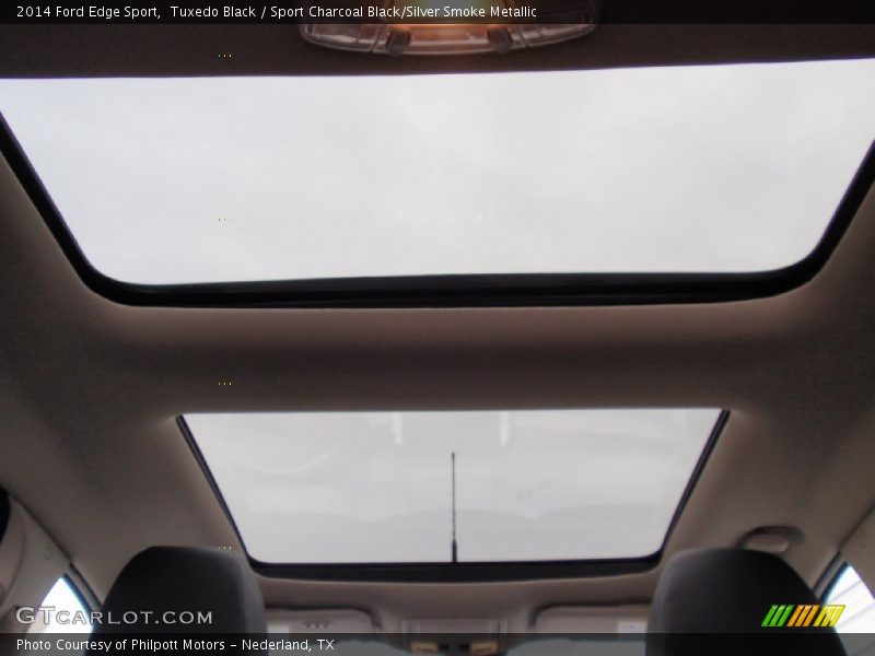 Tuxedo Black / Sport Charcoal Black/Silver Smoke Metallic 2014 Ford Edge Sport