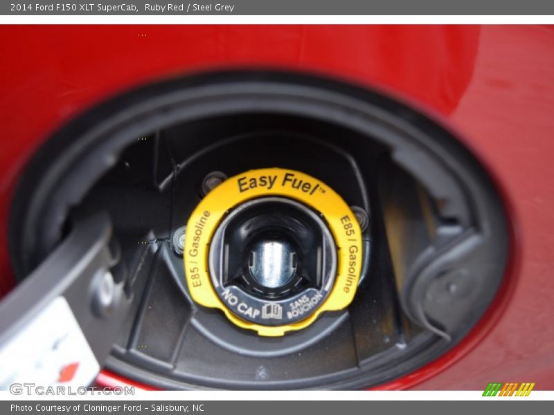 Ruby Red / Steel Grey 2014 Ford F150 XLT SuperCab