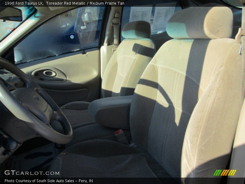 Toreador Red Metallic / Medium Prairie Tan 1998 Ford Taurus LX