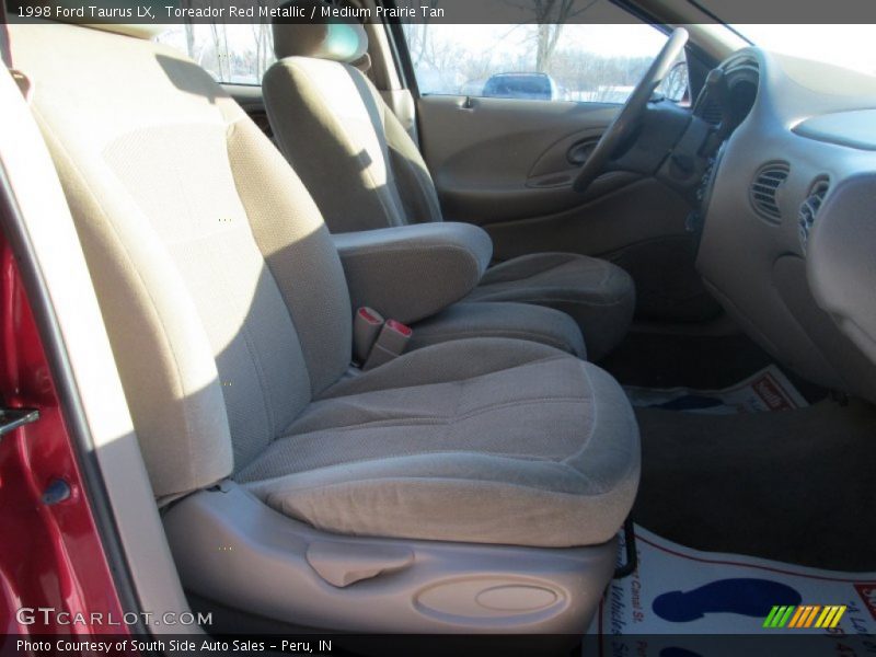 Toreador Red Metallic / Medium Prairie Tan 1998 Ford Taurus LX