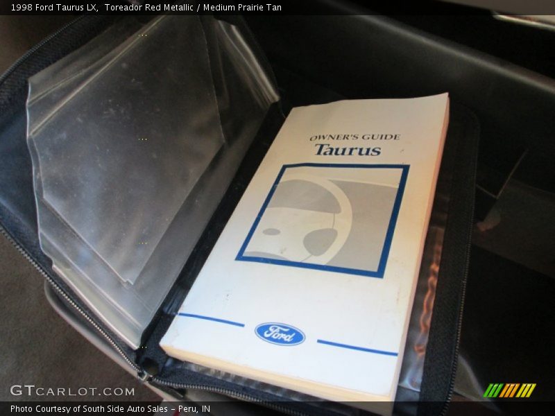 Toreador Red Metallic / Medium Prairie Tan 1998 Ford Taurus LX