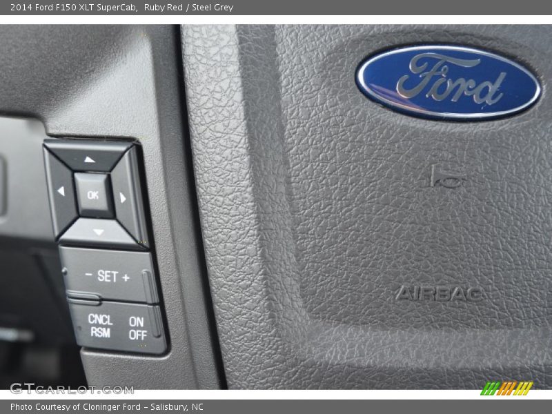 Ruby Red / Steel Grey 2014 Ford F150 XLT SuperCab