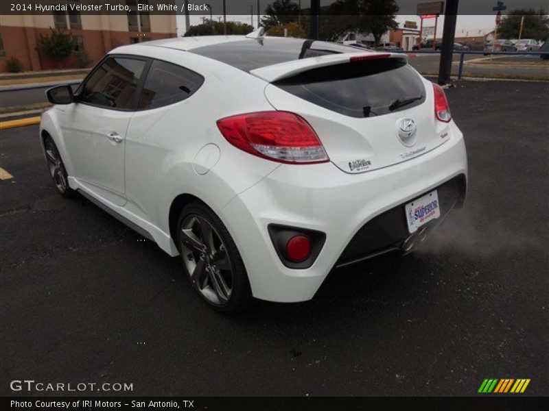 Elite White / Black 2014 Hyundai Veloster Turbo