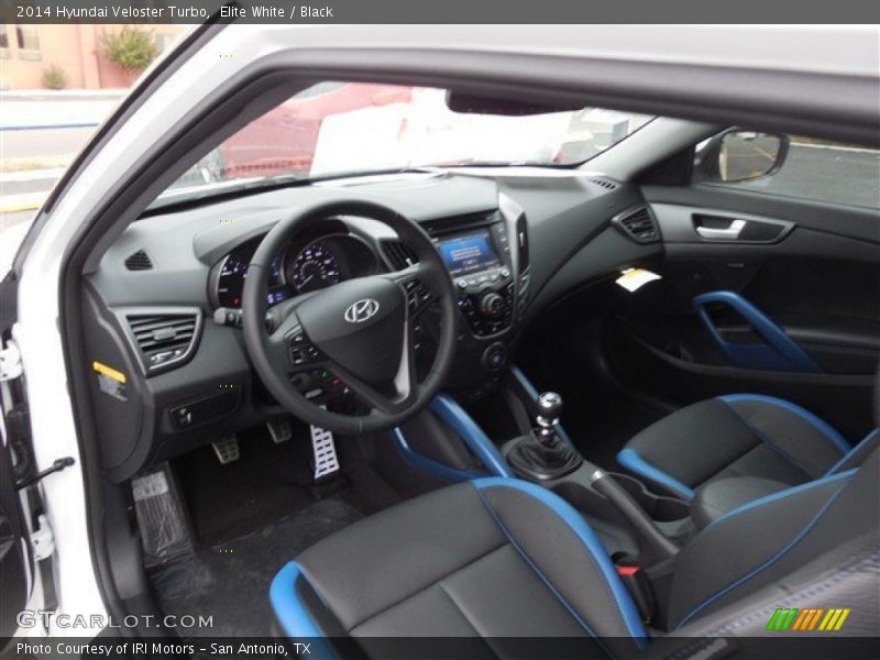 Elite White / Black 2014 Hyundai Veloster Turbo