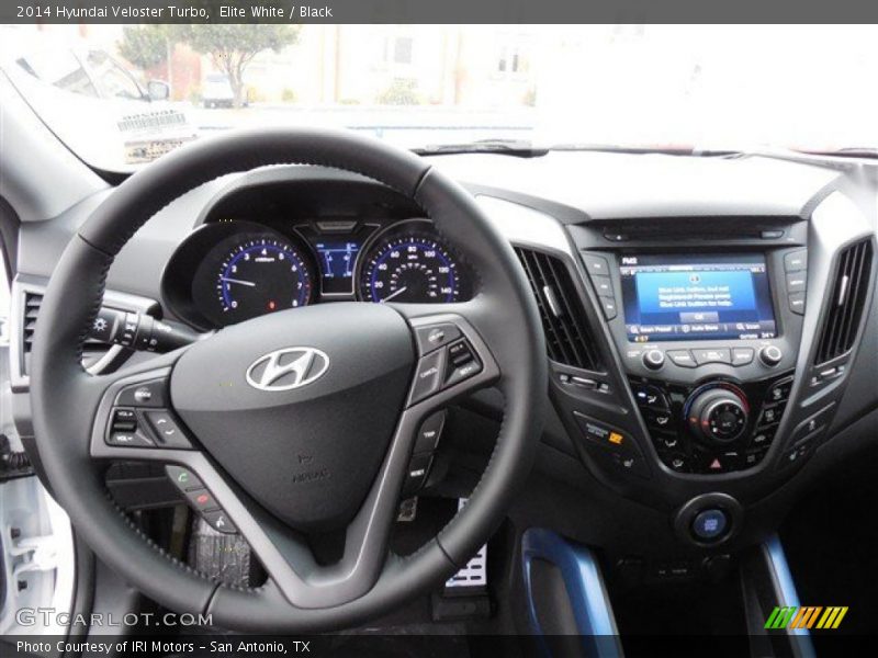 Elite White / Black 2014 Hyundai Veloster Turbo
