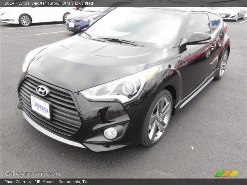 Ultra Black / Black 2014 Hyundai Veloster Turbo