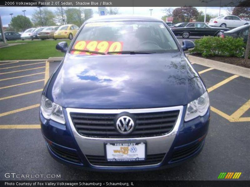 Shadow Blue / Black 2006 Volkswagen Passat 2.0T Sedan