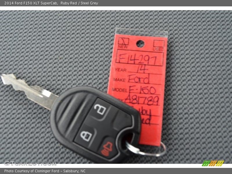 Ruby Red / Steel Grey 2014 Ford F150 XLT SuperCab