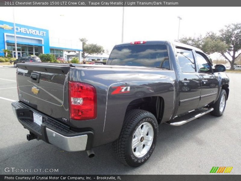 Taupe Gray Metallic / Light Titanium/Dark Titanium 2011 Chevrolet Silverado 1500 LTZ Crew Cab