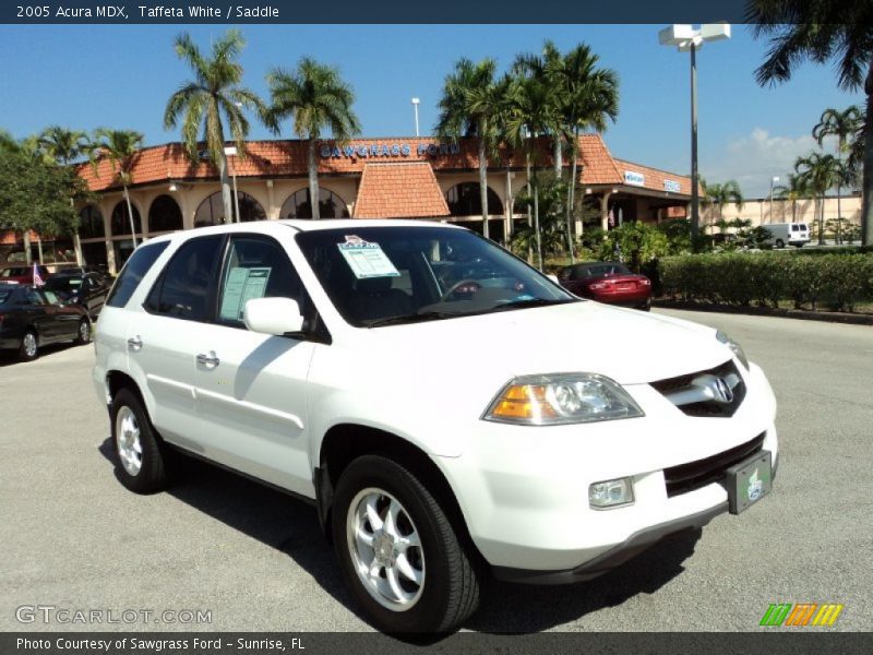 Taffeta White / Saddle 2005 Acura MDX