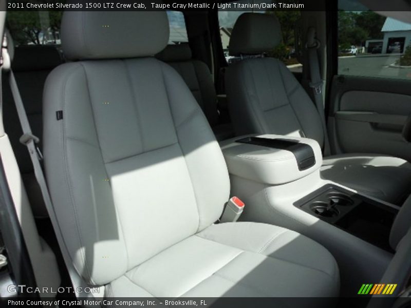 Taupe Gray Metallic / Light Titanium/Dark Titanium 2011 Chevrolet Silverado 1500 LTZ Crew Cab