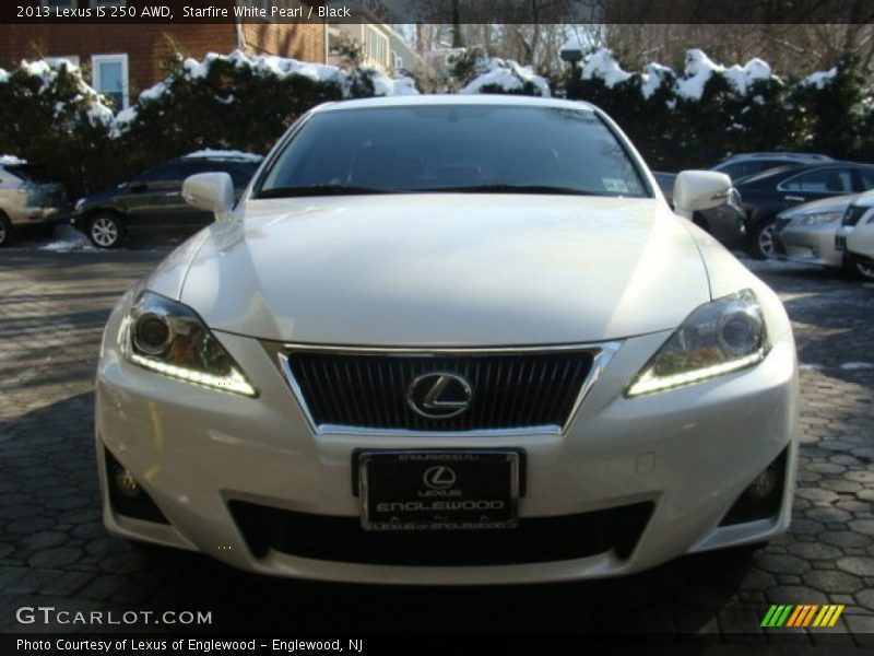 Starfire White Pearl / Black 2013 Lexus IS 250 AWD