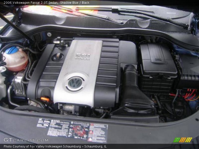 Shadow Blue / Black 2006 Volkswagen Passat 2.0T Sedan
