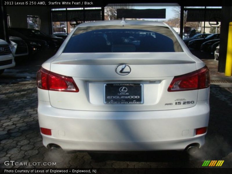 Starfire White Pearl / Black 2013 Lexus IS 250 AWD