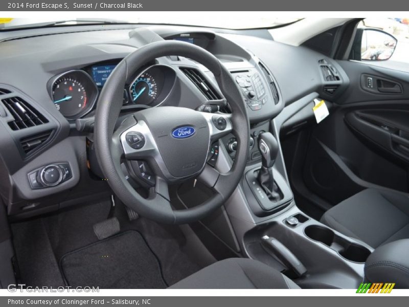 Charcoal Black Interior - 2014 Escape S 