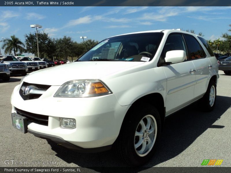 Taffeta White / Saddle 2005 Acura MDX