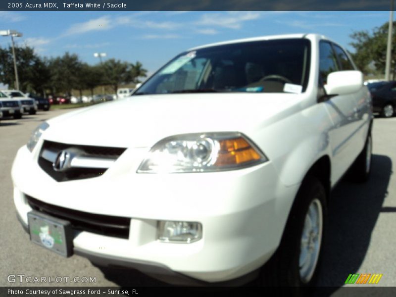 Taffeta White / Saddle 2005 Acura MDX