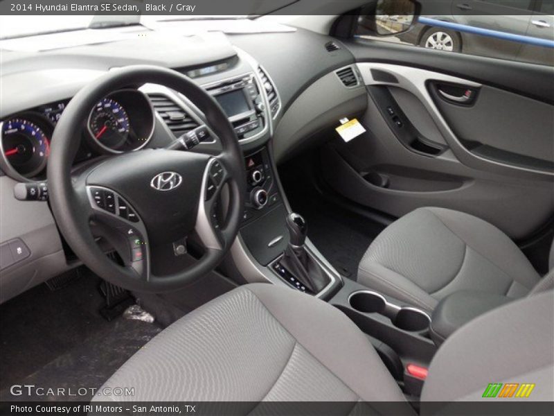 Gray Interior - 2014 Elantra SE Sedan 