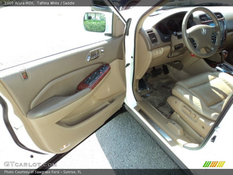Taffeta White / Saddle 2005 Acura MDX