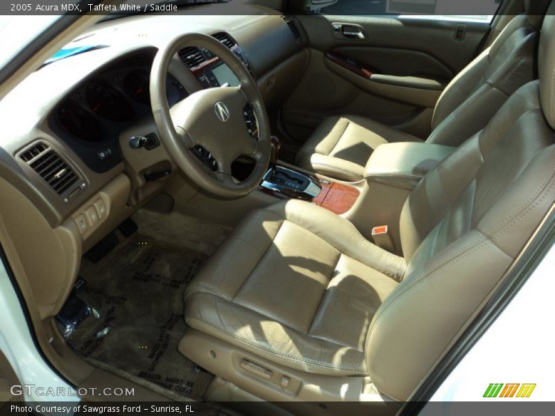 Taffeta White / Saddle 2005 Acura MDX