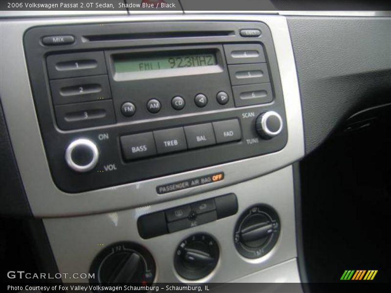 Shadow Blue / Black 2006 Volkswagen Passat 2.0T Sedan
