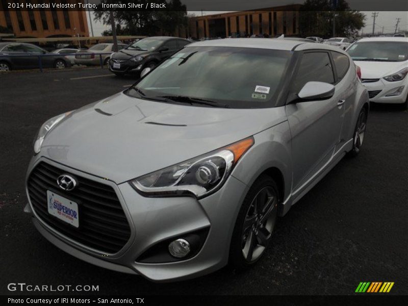 Ironman Silver / Black 2014 Hyundai Veloster Turbo