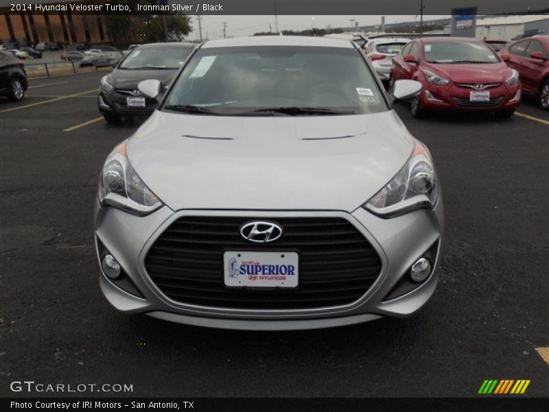 Ironman Silver / Black 2014 Hyundai Veloster Turbo