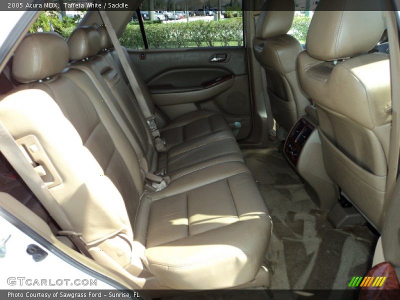 Taffeta White / Saddle 2005 Acura MDX