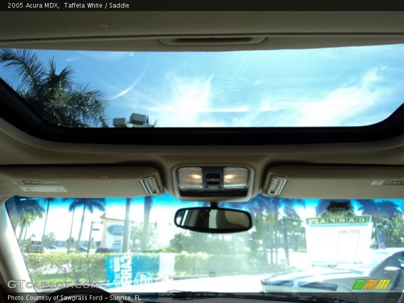 Taffeta White / Saddle 2005 Acura MDX