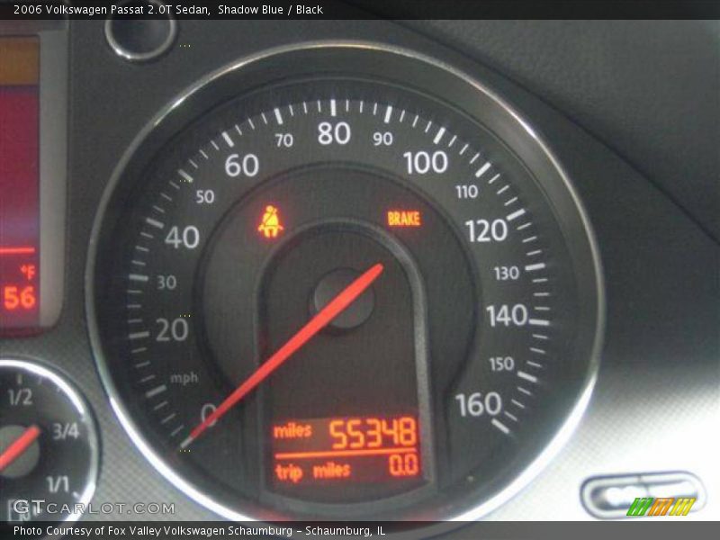 Shadow Blue / Black 2006 Volkswagen Passat 2.0T Sedan