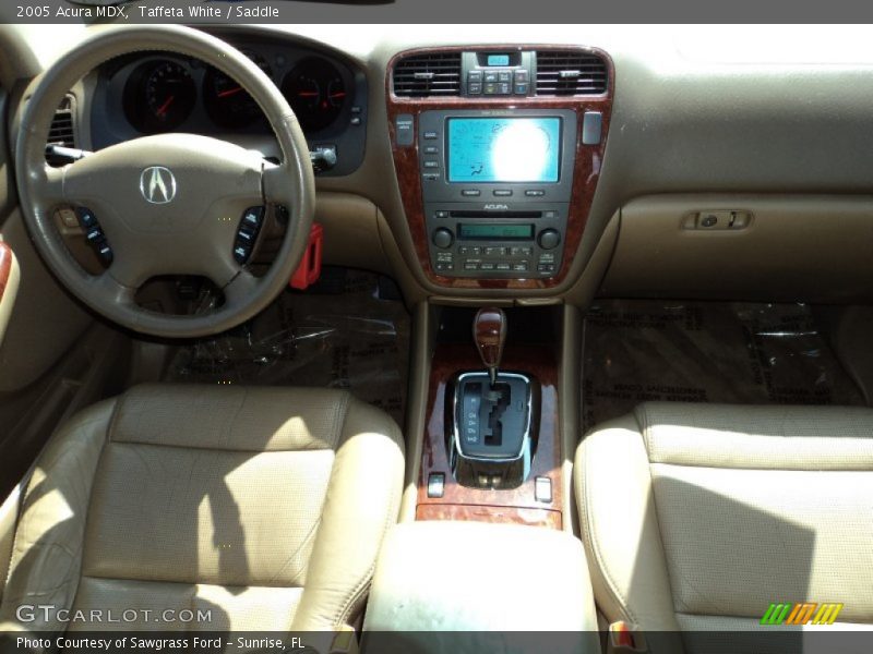 Taffeta White / Saddle 2005 Acura MDX