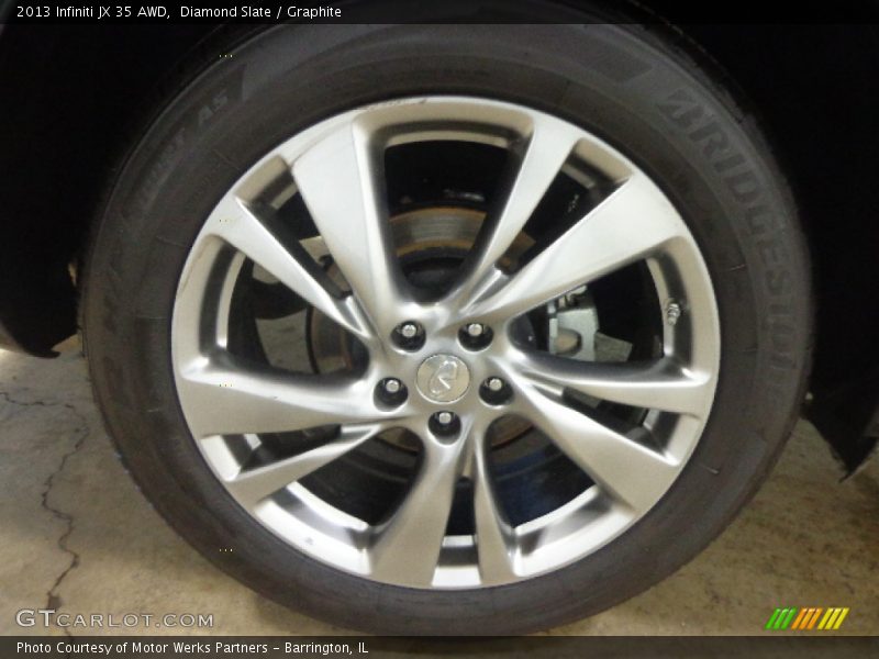 Diamond Slate / Graphite 2013 Infiniti JX 35 AWD