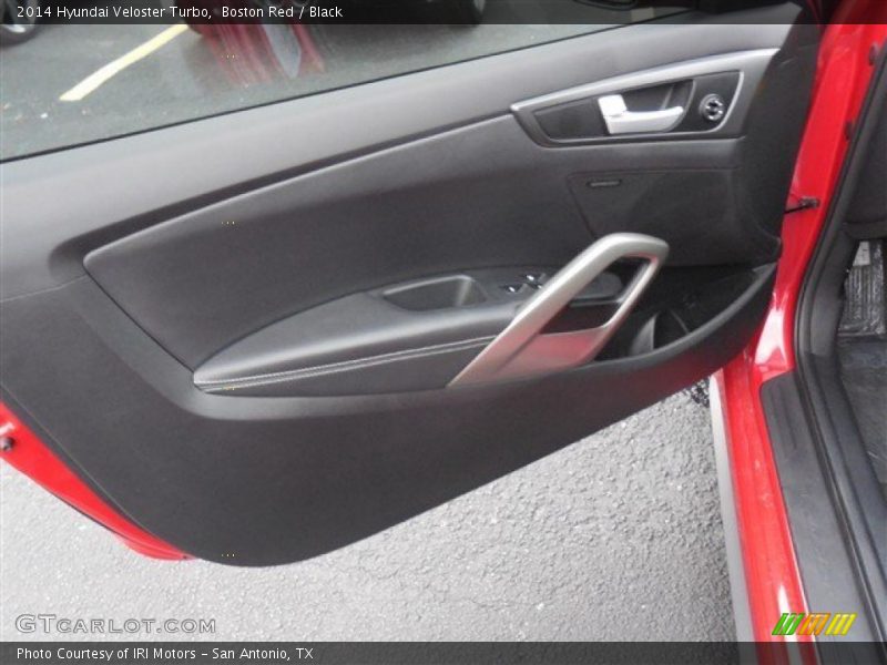 Boston Red / Black 2014 Hyundai Veloster Turbo