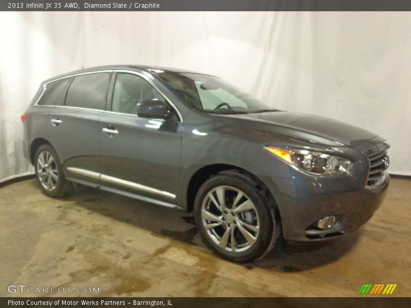 Diamond Slate / Graphite 2013 Infiniti JX 35 AWD