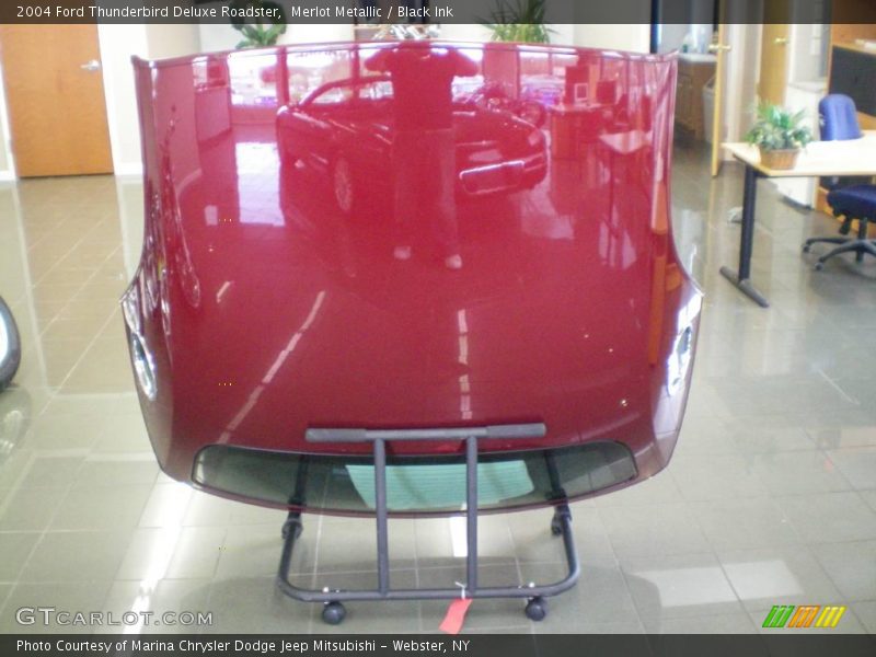 Merlot Metallic / Black Ink 2004 Ford Thunderbird Deluxe Roadster