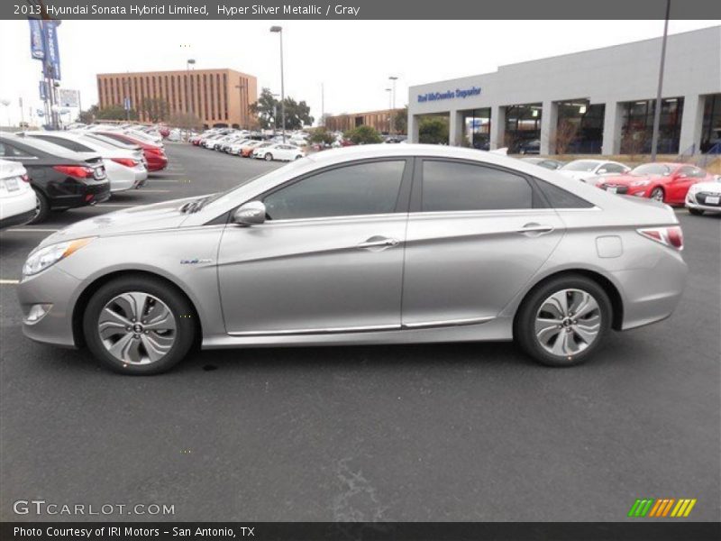 Hyper Silver Metallic / Gray 2013 Hyundai Sonata Hybrid Limited