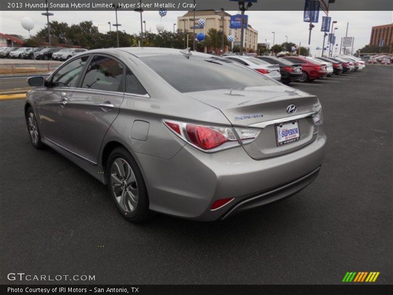 Hyper Silver Metallic / Gray 2013 Hyundai Sonata Hybrid Limited