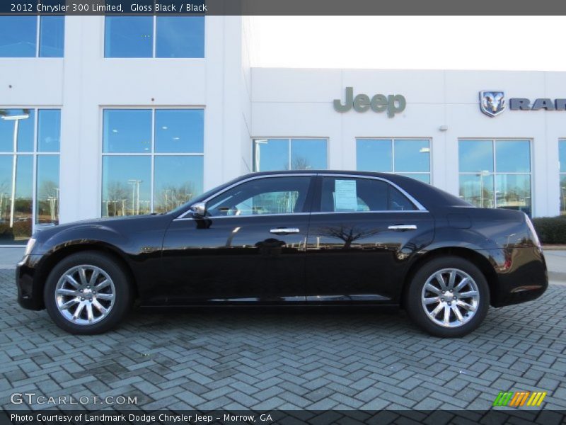 Gloss Black / Black 2012 Chrysler 300 Limited