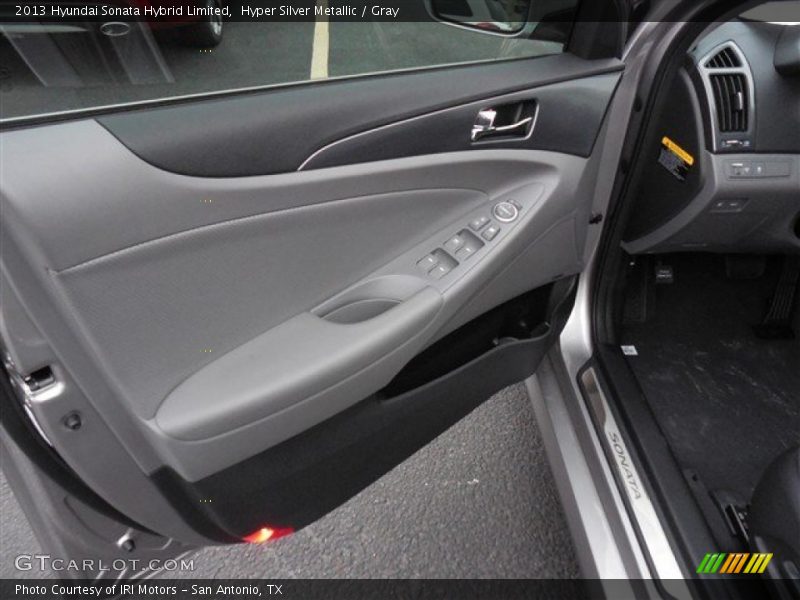 Hyper Silver Metallic / Gray 2013 Hyundai Sonata Hybrid Limited