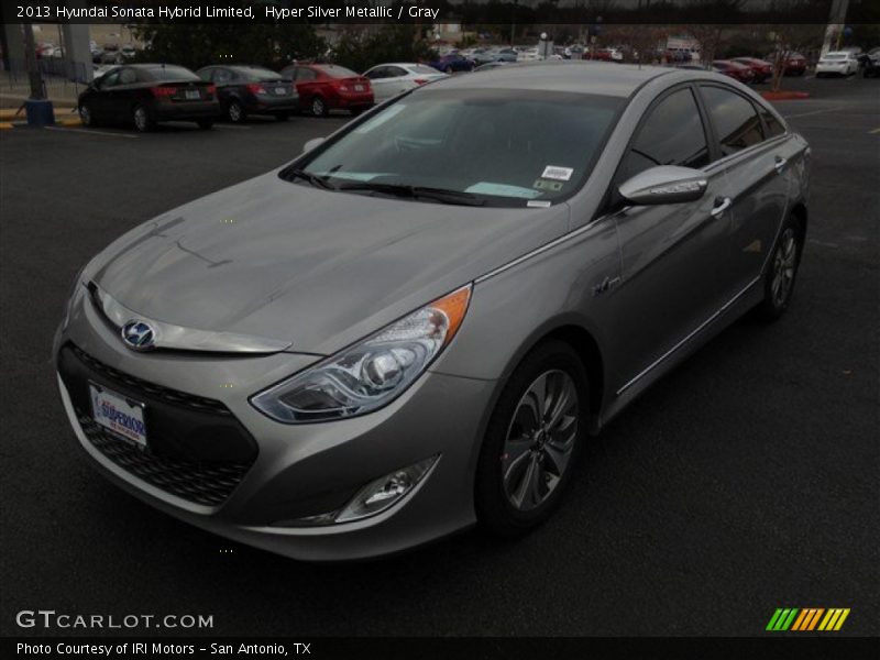 Hyper Silver Metallic / Gray 2013 Hyundai Sonata Hybrid Limited