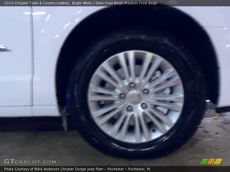 Bright White / Dark Frost Beige/Medium Frost Beige 2014 Chrysler Town & Country Limited