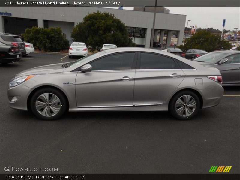 Hyper Silver Metallic / Gray 2013 Hyundai Sonata Hybrid Limited