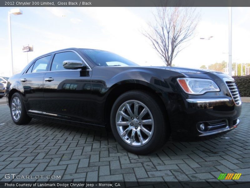 Gloss Black / Black 2012 Chrysler 300 Limited