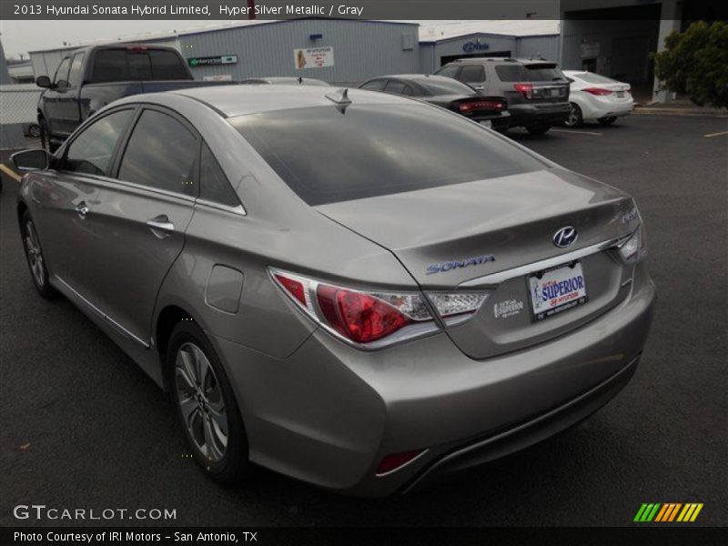 Hyper Silver Metallic / Gray 2013 Hyundai Sonata Hybrid Limited