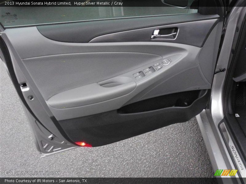 Hyper Silver Metallic / Gray 2013 Hyundai Sonata Hybrid Limited