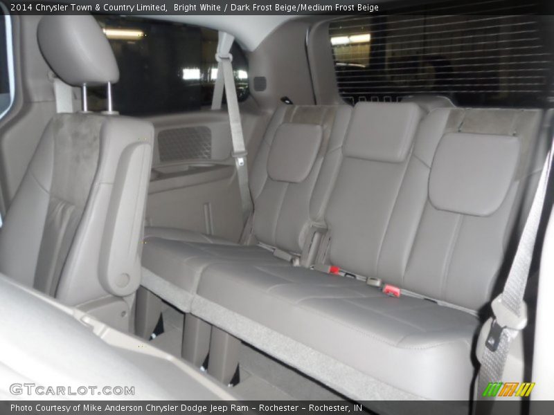 Bright White / Dark Frost Beige/Medium Frost Beige 2014 Chrysler Town & Country Limited
