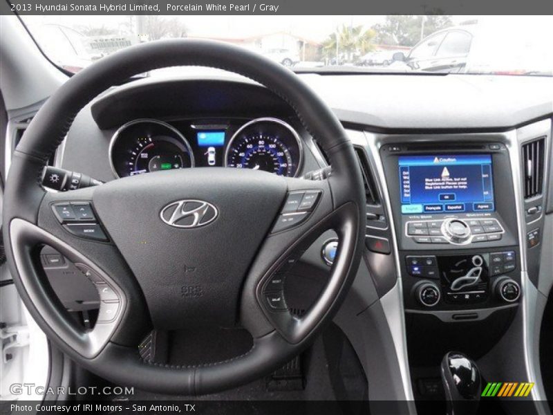  2013 Sonata Hybrid Limited Steering Wheel